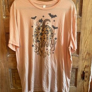 Bella Canvas Black Short Sleeve Tee with Halloween Graphic